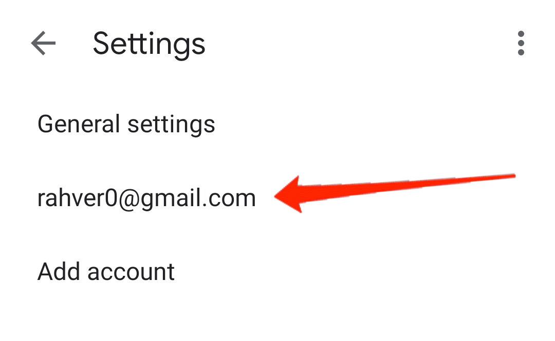 Gmail-Einstellung