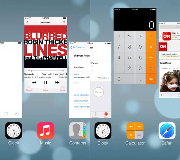 iOS 7: Centro di Controllo, Centro Notifiche, Spotlight, Multitasking