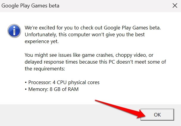 Google Play Spiele Beta-Systemanforderungen