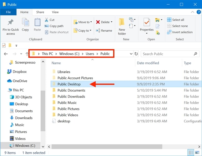 Fichier Desktop.ini