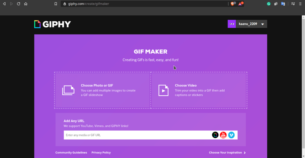 create GIFs from YouTube Videos