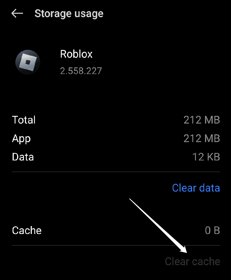 Cache löschen Roblox Android