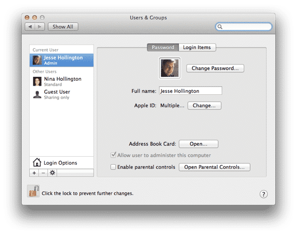 Configurer deux comptes iTunes sur un Mac Pro