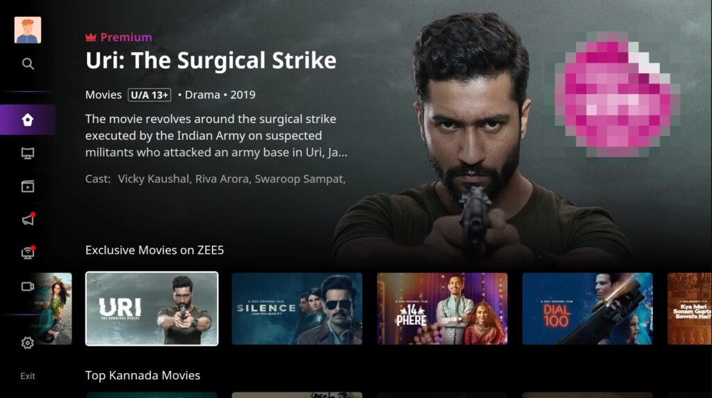 Zee 5 per TV - Migliori App per Android TV