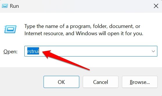 ripristino di sistema scorciatoia Windows