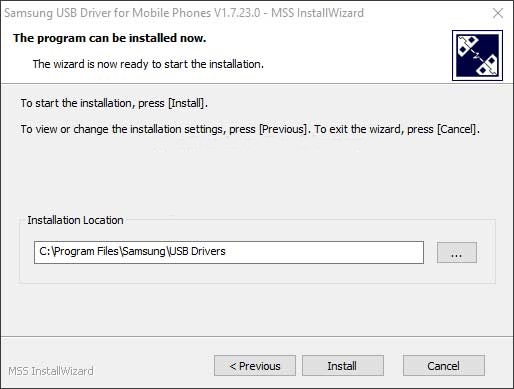 Download and Install Samsung USB Drivers