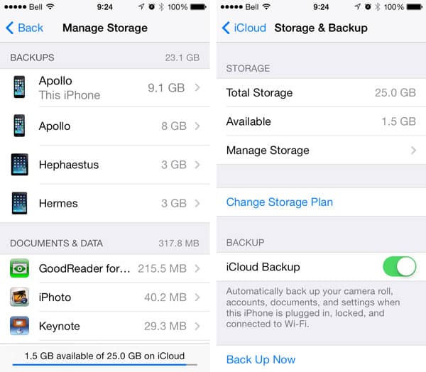 Schnell und klug Ihren iCloud-Fußabdruck reduzieren