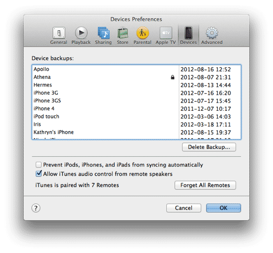 Ripristino dell'iPod touch dopo aver dimenticato il codice di accesso