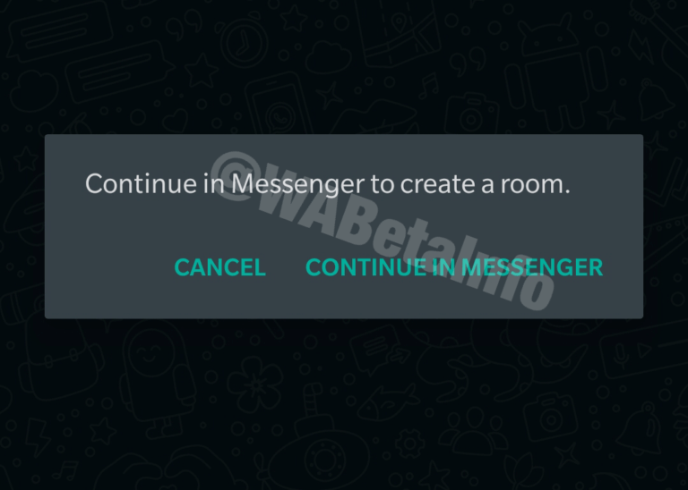 WhatsApp rolling out messenger rooms integration in public beta
