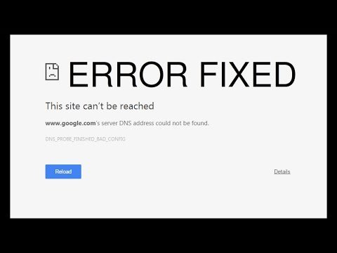 Correzione errore DNS Server non trovato