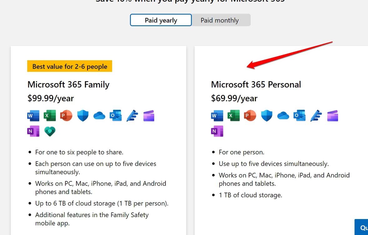 Características de MS Office 365