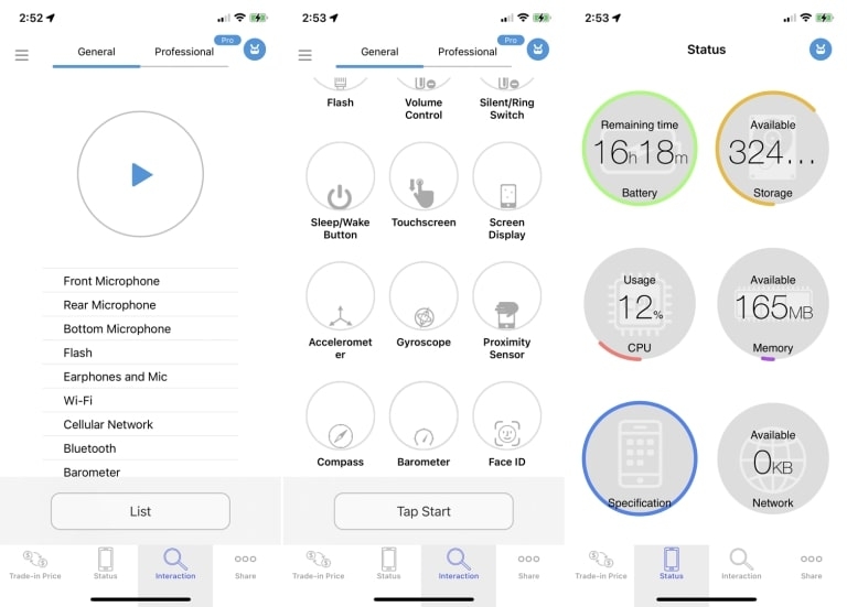 Comment effectuer un test de diagnostic sur iPhone ?