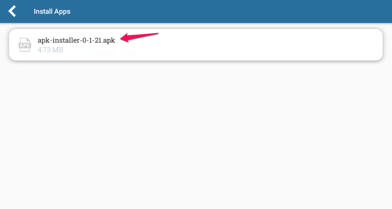 (8) Scegli il file XAPK