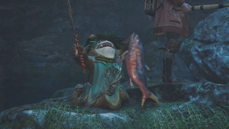 Encontrar Gravid Bowfin em Monster Hunter Wilds