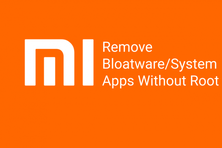 Supprimer les applications système Mi, Redmi, Poco sans root