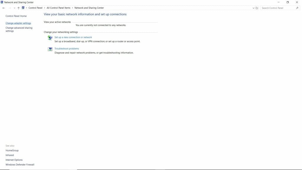 cambiar dirección IP