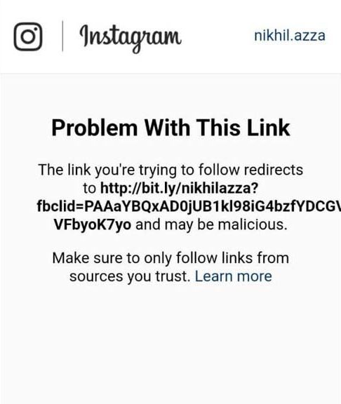 Como Corrigir o Erro Problema com este Link no Instagram