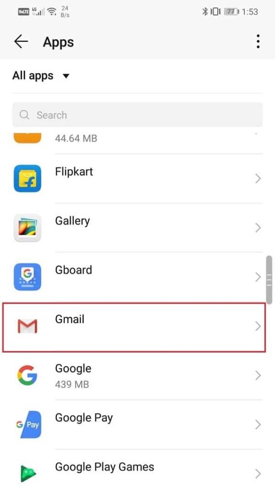 Problema de Cola en Gmail