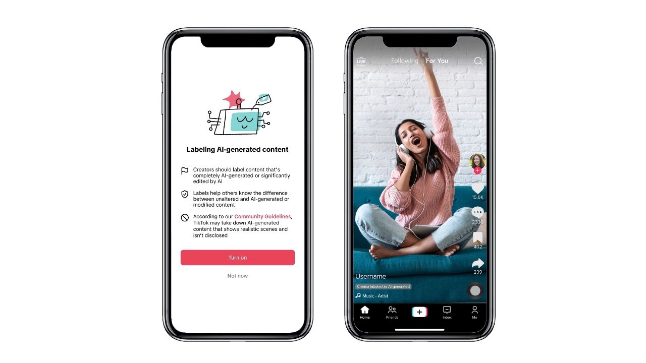 Contenido AI de TikTok