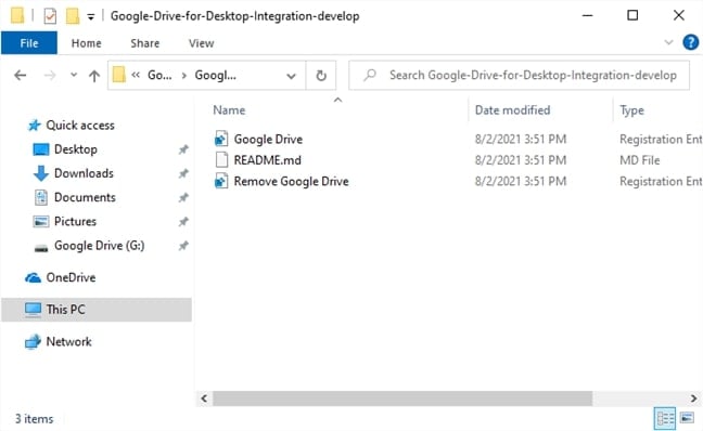 Agregar Google Drive al Explorador de archivos en Windows