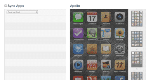 Wiederherstellen von Apps und App-Ordnerlayouts