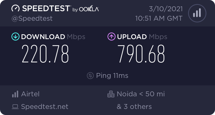 sito web speedtest