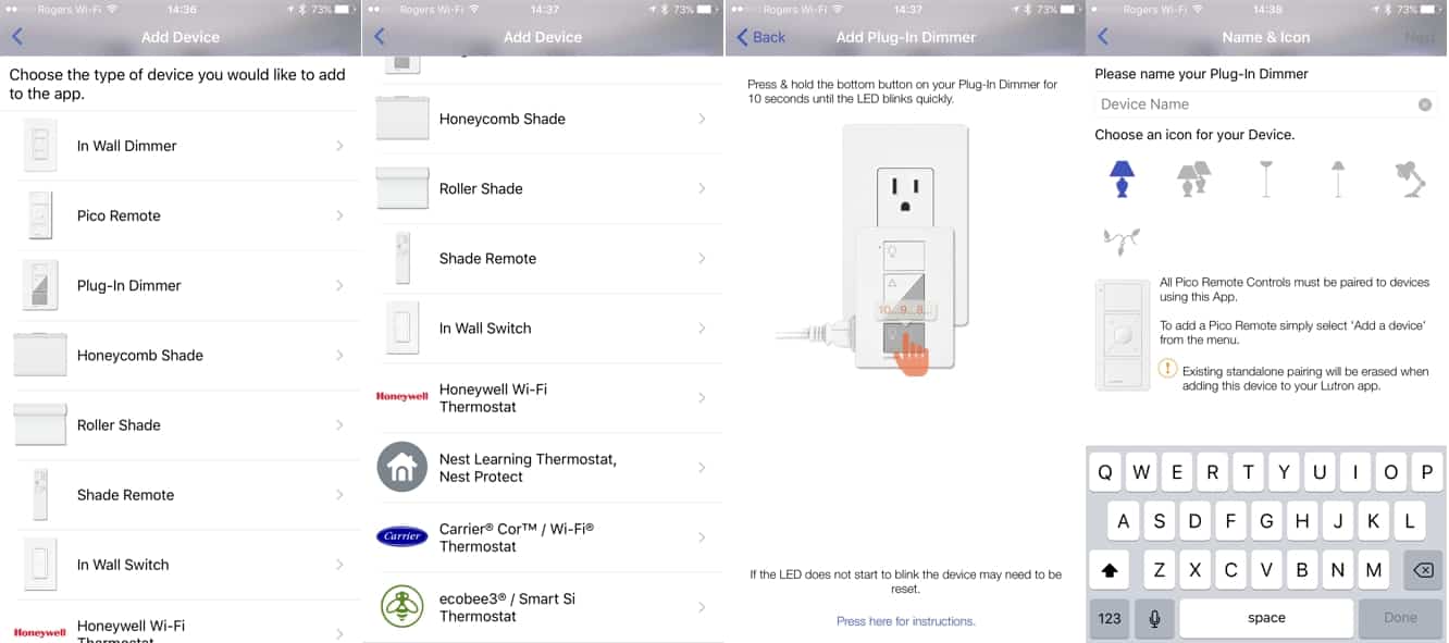 리뷰: Lutron Caséta 무선 HomeKit 스마트 브리지, 벽 내장형 조명 조절기 + 플러그인 램프 조절기 키트