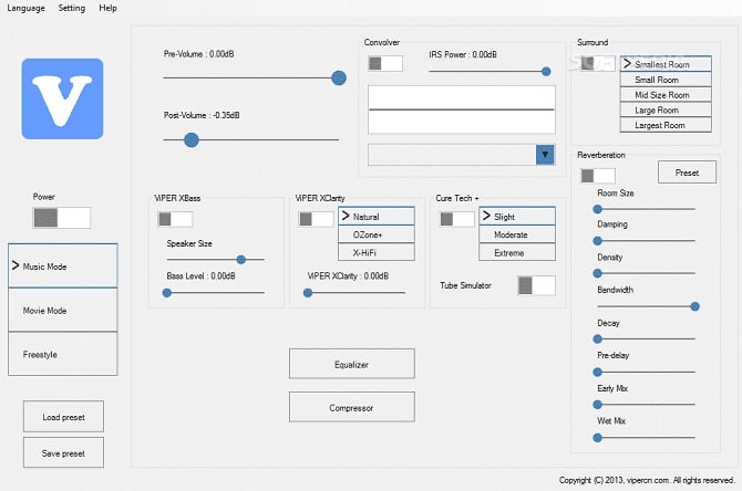 Equalizzatore Audio su Windows 10