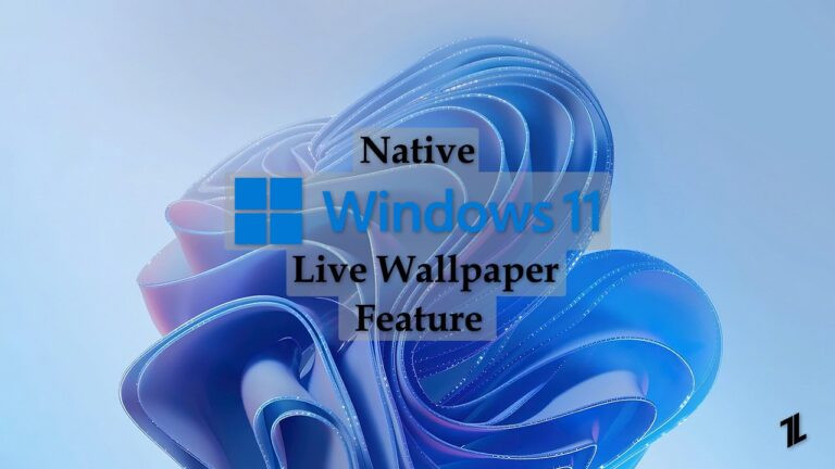 ネイティブWindows 11ライブ壁紙機能
