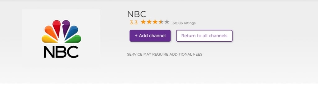RokuでNBCをインストールしてアクティブにする