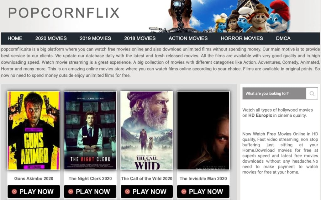 Popcornflix - Putlocker Alternative