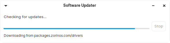 Actualizador de software de Zorin OS - 1