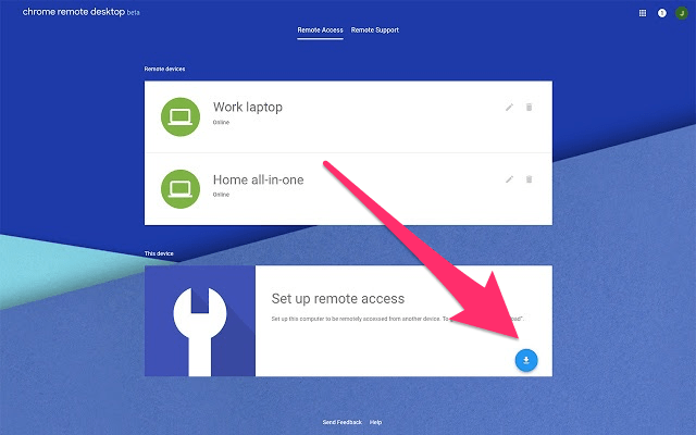 Scarica il software di accesso remoto