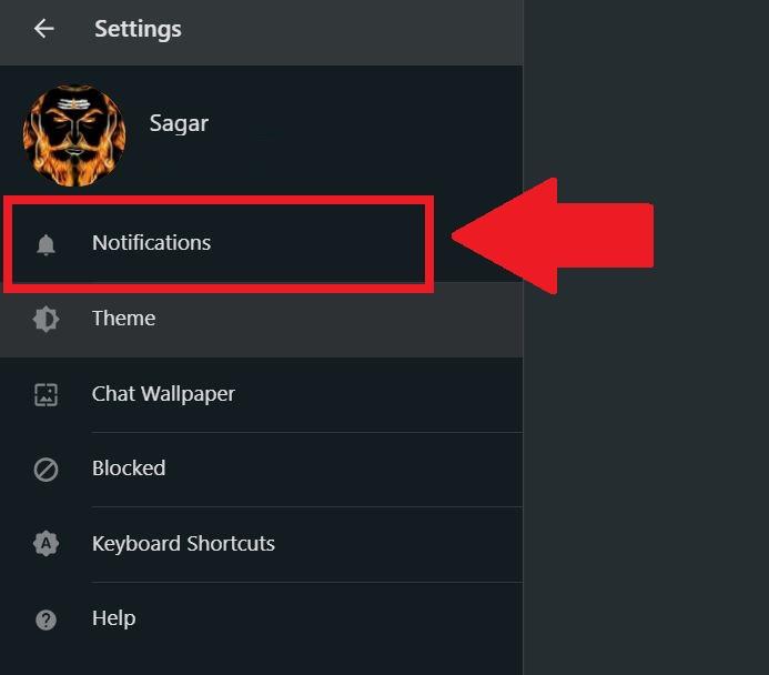 Notificações do WhatsApp