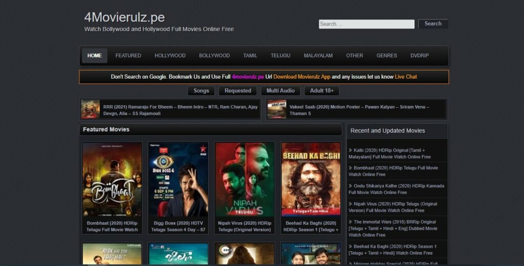 Sites pour télécharger des films