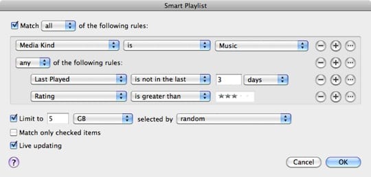 Sincronizzazione della musica selezionata su iPad