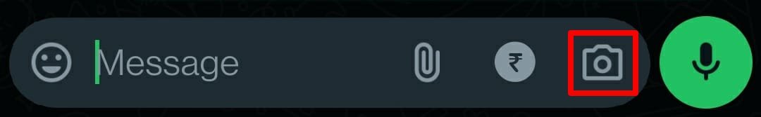 enviar una imagen o video en un chat de WhatsApp