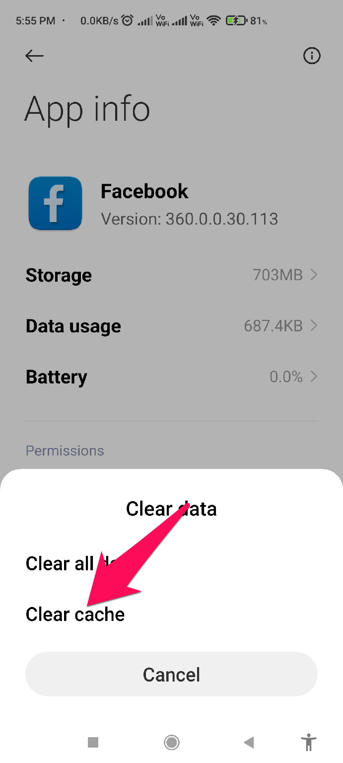 Como Corrigir o Problema de Notificação do Facebook Não Funcionando no Android? 3