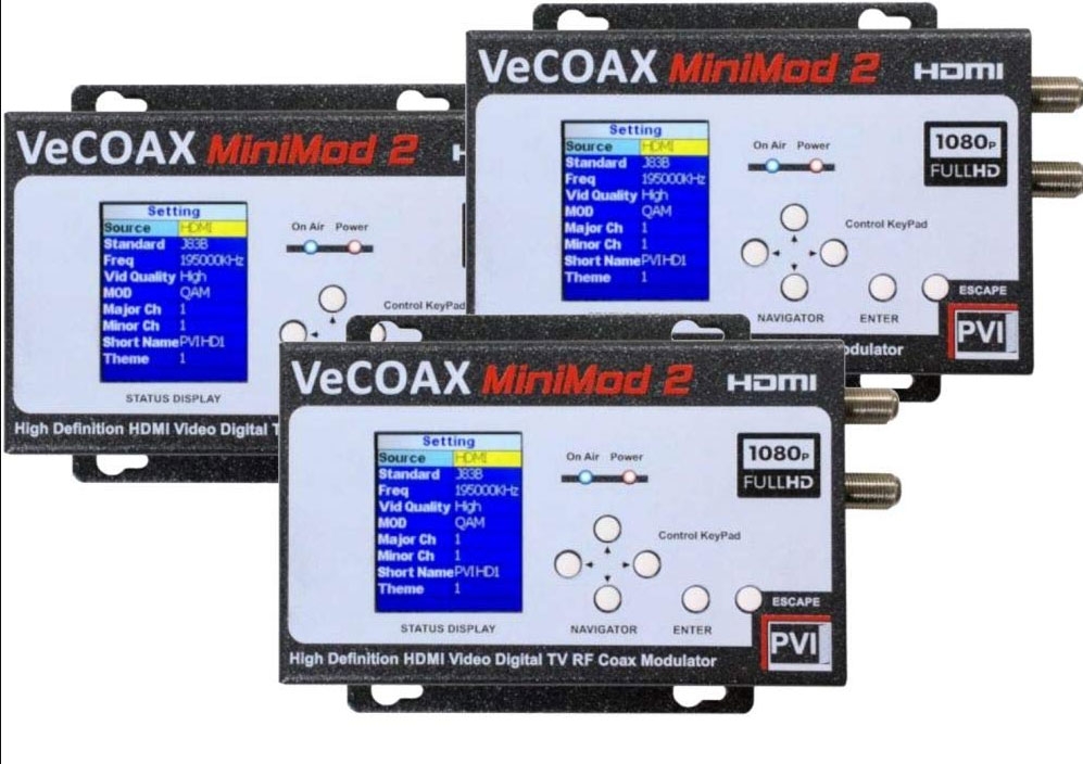 Modulator HDMI VeCoax ProVideoInstruments - Melhores Modulators RF HDMI