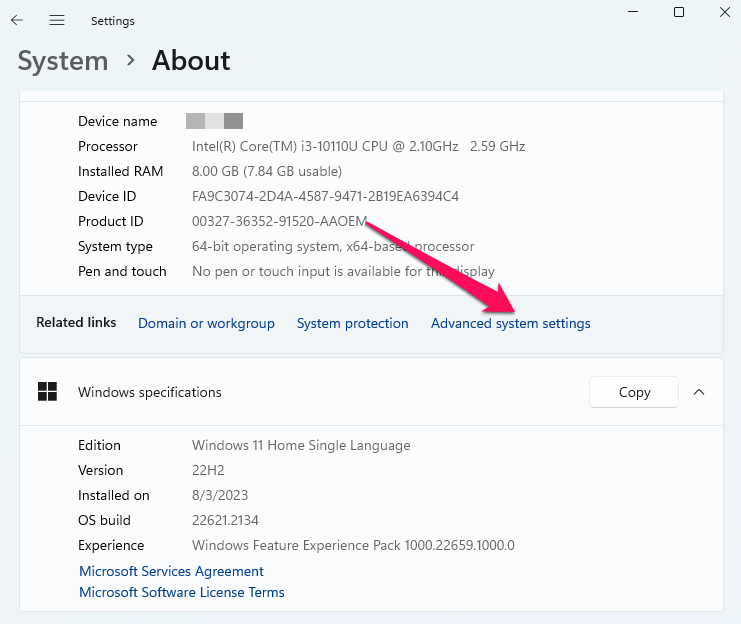 Aumenta la dimensione del file di paging