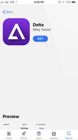 Delta Emulator auf iPhone installieren