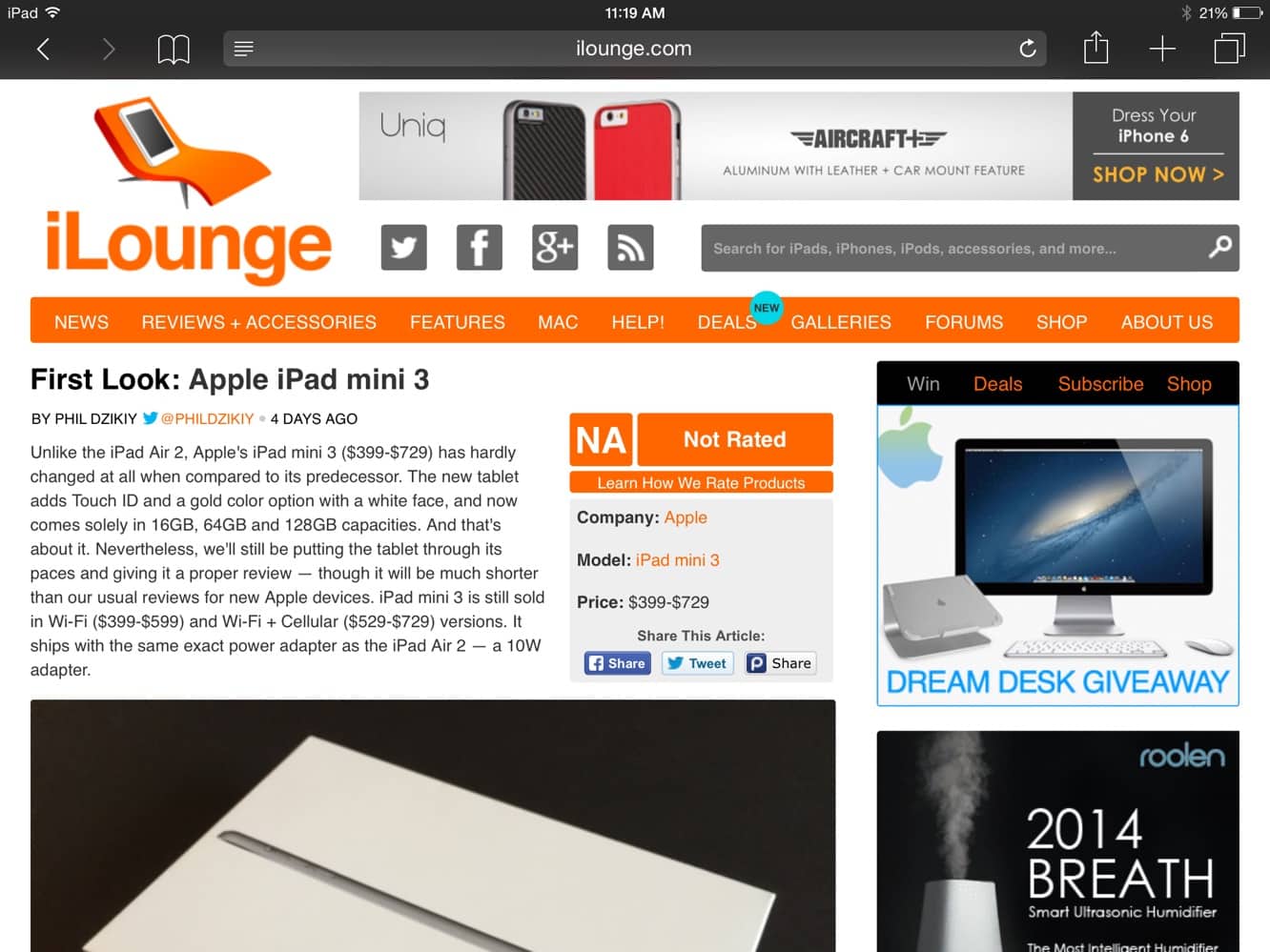 Recensione: Apple iPad Air 2
