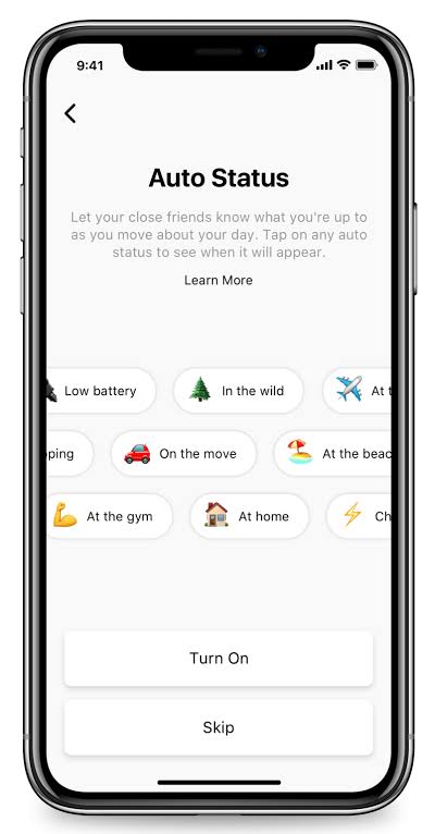Auto Status Location for Messenger
