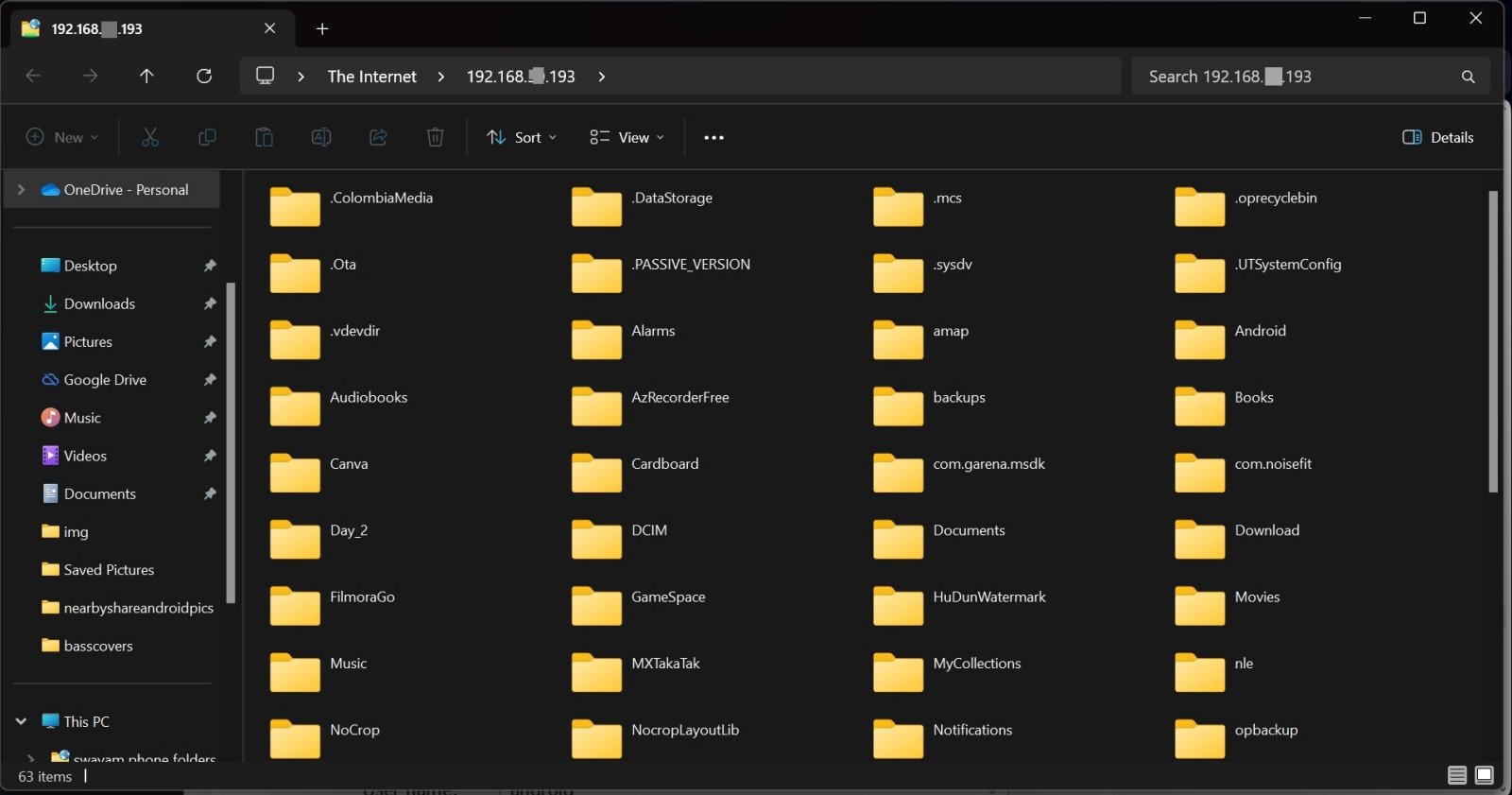 Zugriff auf Ihre Telefon-Dateien auf dem PC über FTP