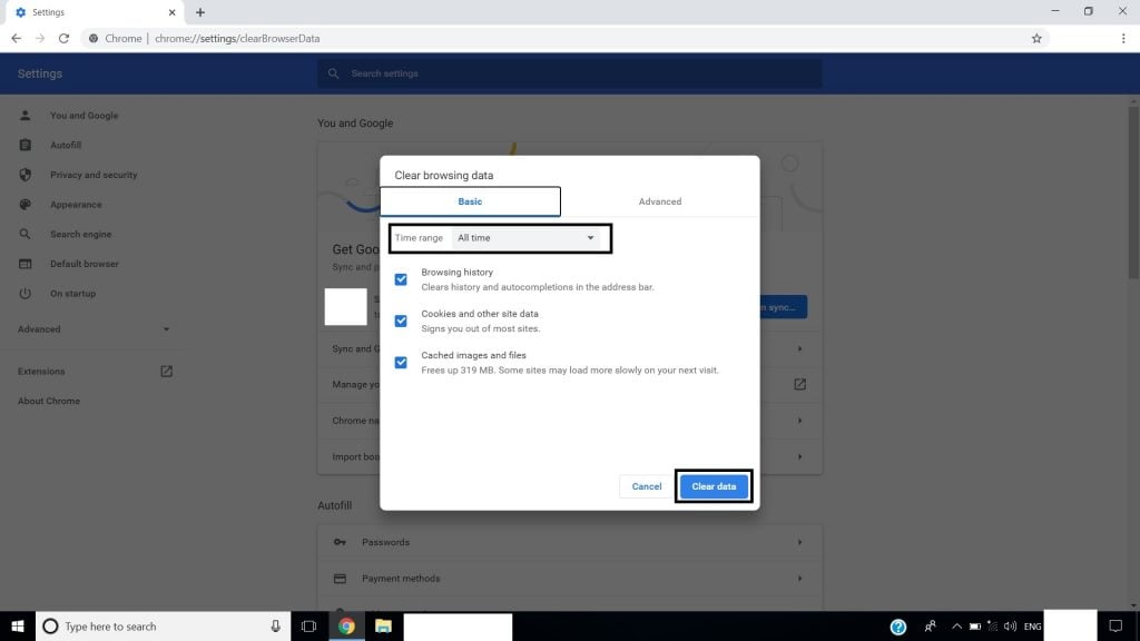 ERR_CERT_DATE_INVALID-Fehler in Google Chrome