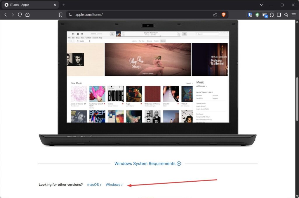 iTunesオフラインインストーラーをダウンロード