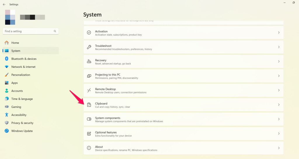 Attiva la cronologia degli appunti - Windows+Shift+S non funziona