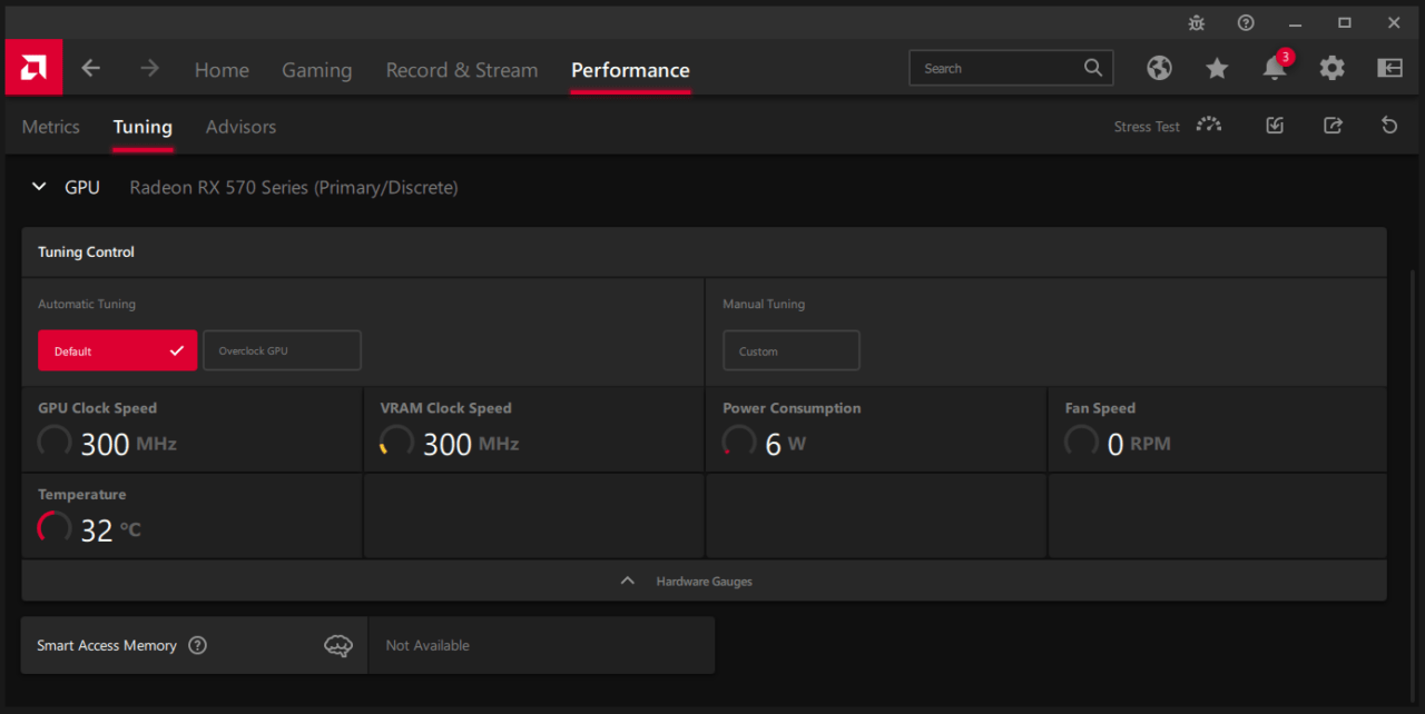 AMD Auto-tuning