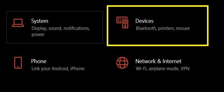 Dispositivos de Windows