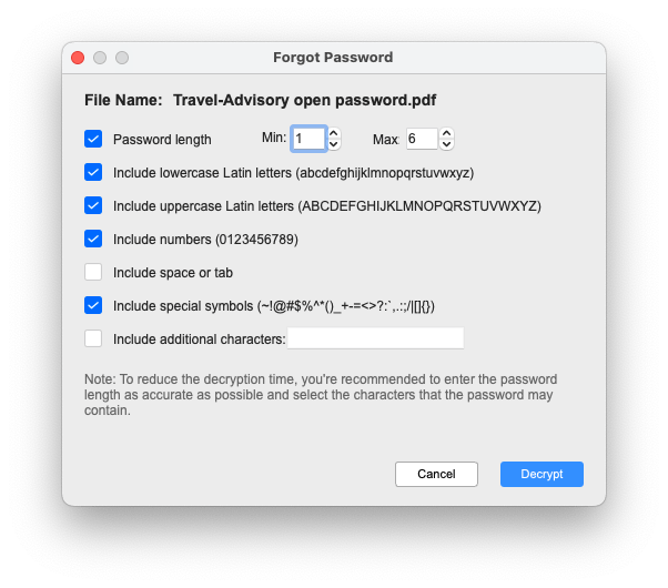Usar Cisdem PDF Password Remover